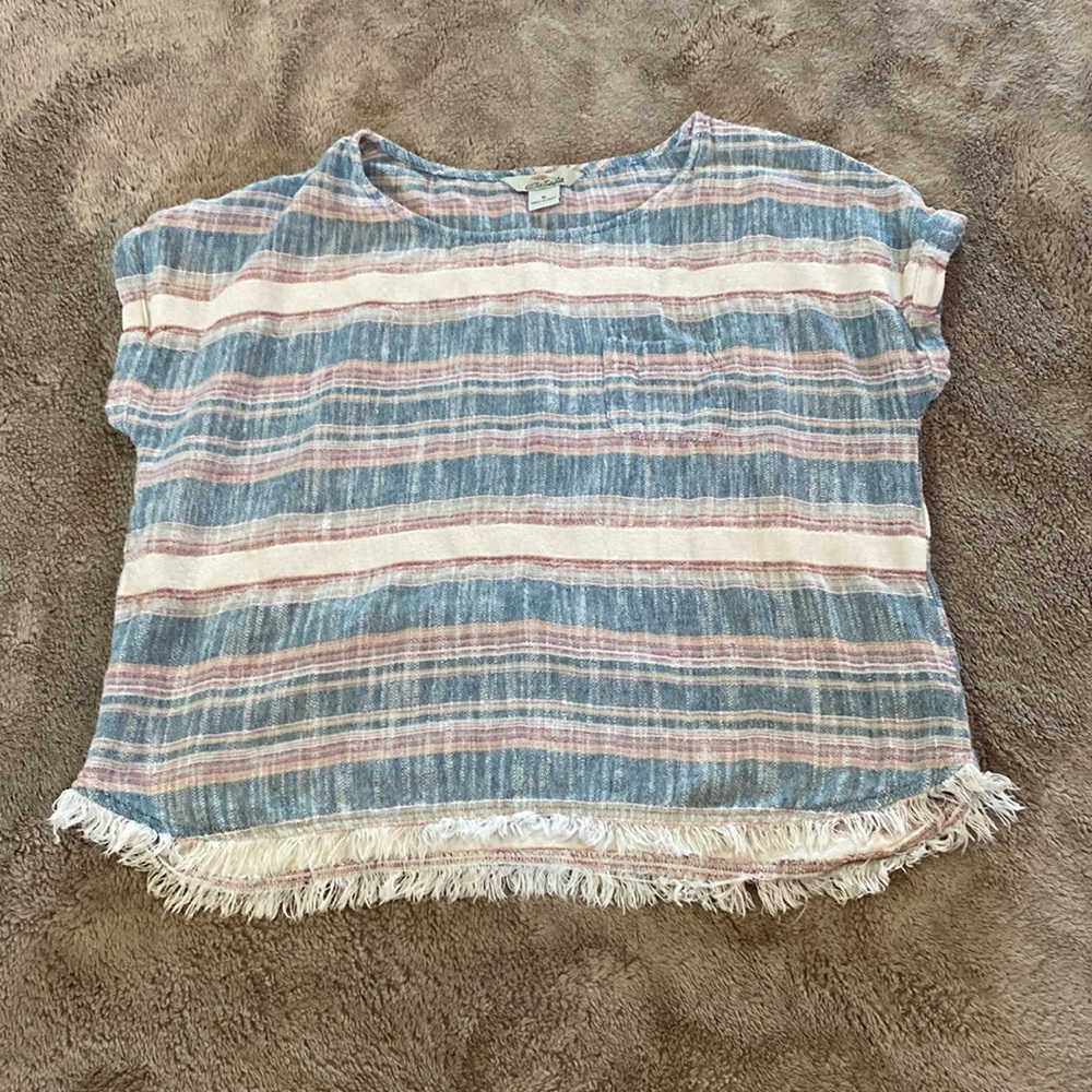 Bob Timberlake cotton/linen tee‎ shirt size medium